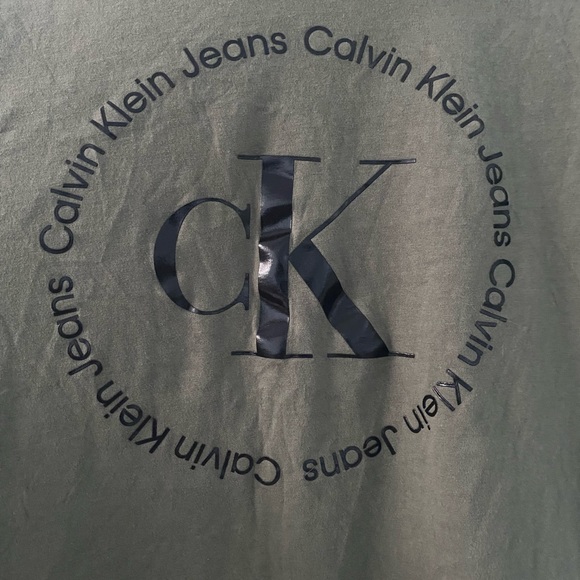Calving Klein Jeans Monogram Logo Crewneck Men T-Shirt Size Large - Picture 3 of 5